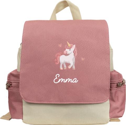 Rugzak Adventure met naam en unicorn