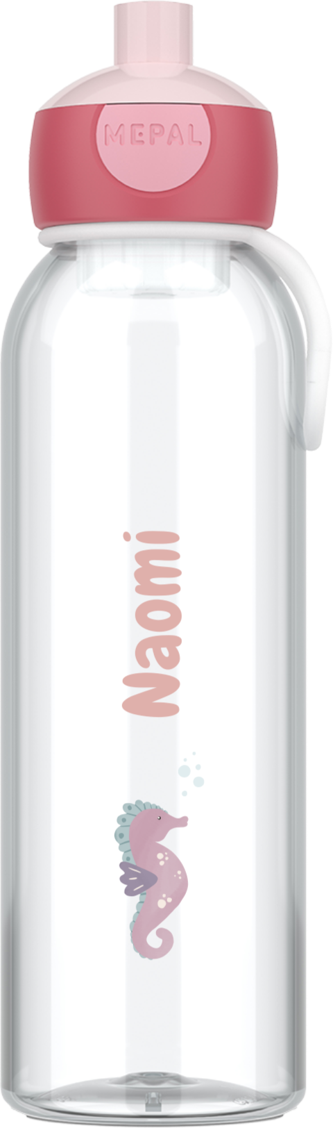 Mepal waterfles Campus met naam en zeepaardje