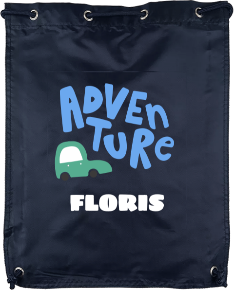 Gymtas met naam en auto