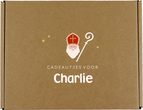 Cadeaudoos Sinterklaas met illustratie en naam