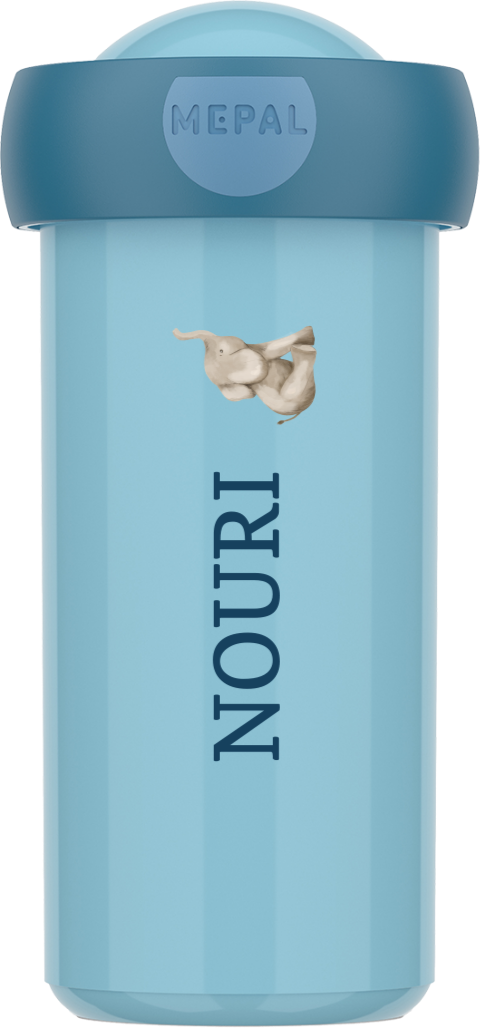 Mepal schoolbeker Campus met naam en olifant