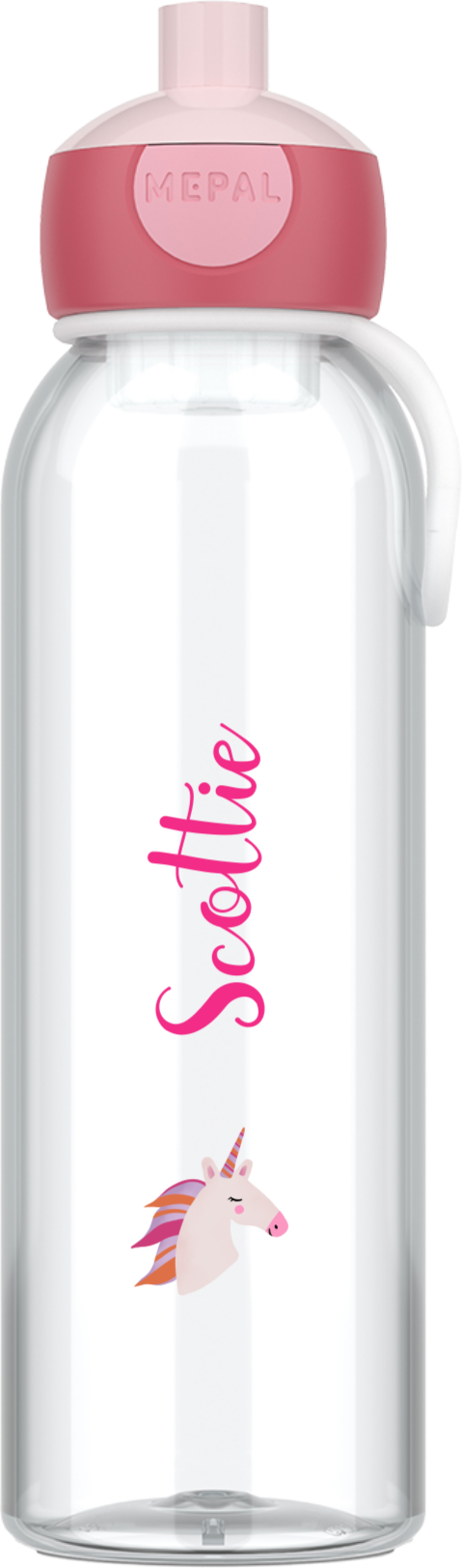Mepal waterfles Campus met eenhoorn met naam