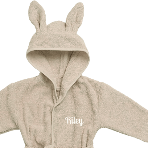 Badjas Jollein met oortjes en naam