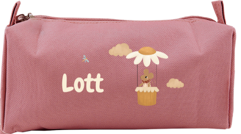 Etui met luchtballon en muisje