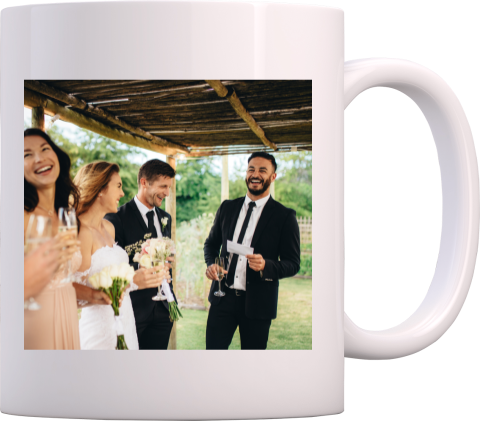 Mok met foto