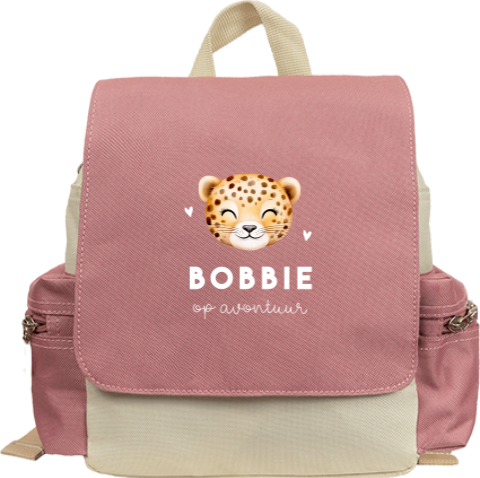 Rugzak Adventure met naam en panter