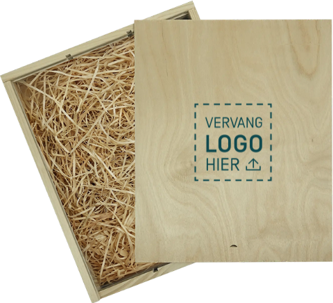 Wijnkist groot zakelijk met eigen logo