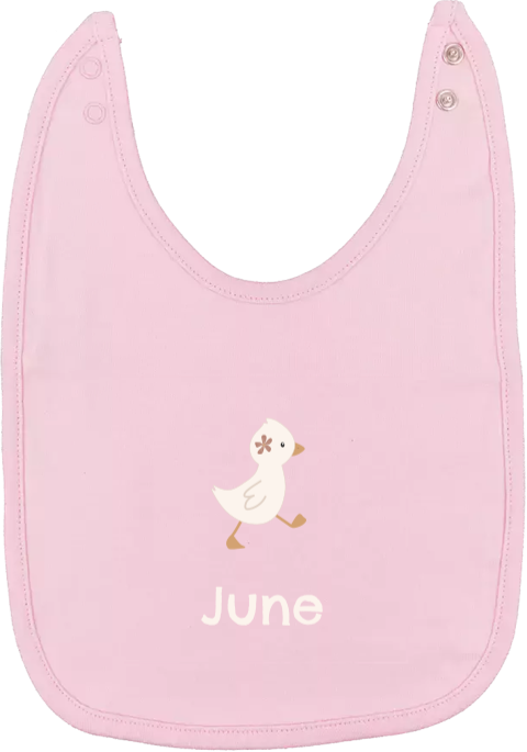 Slabbetje met schattig eendje