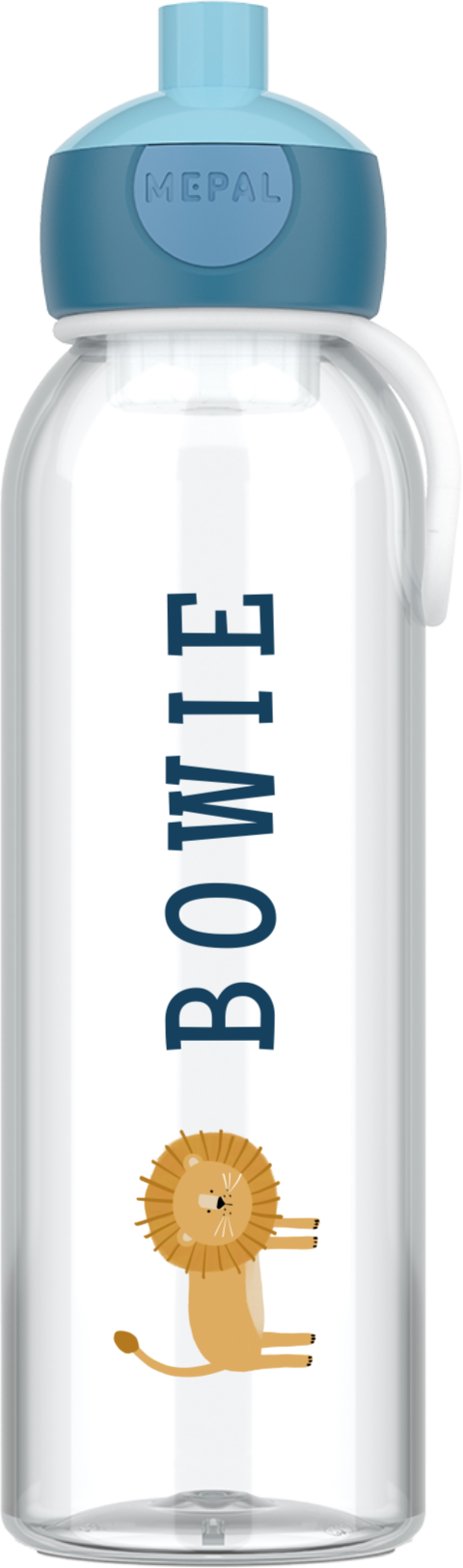 Mepal waterfles pop-up met naam en leeuw