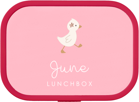 Mepal Campus broodtrommel met eendje en naam