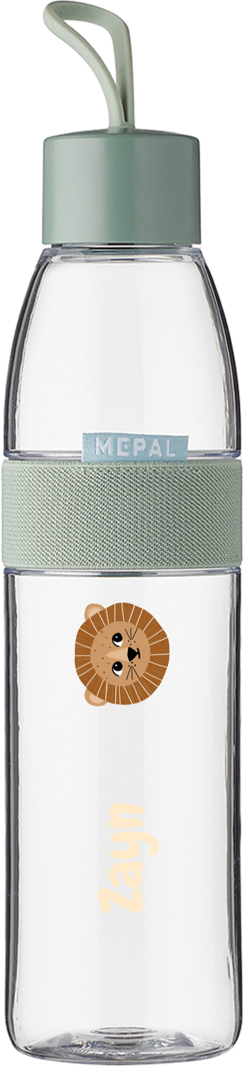 Mepal waterfles Ellipse met naam en leeuwenkop