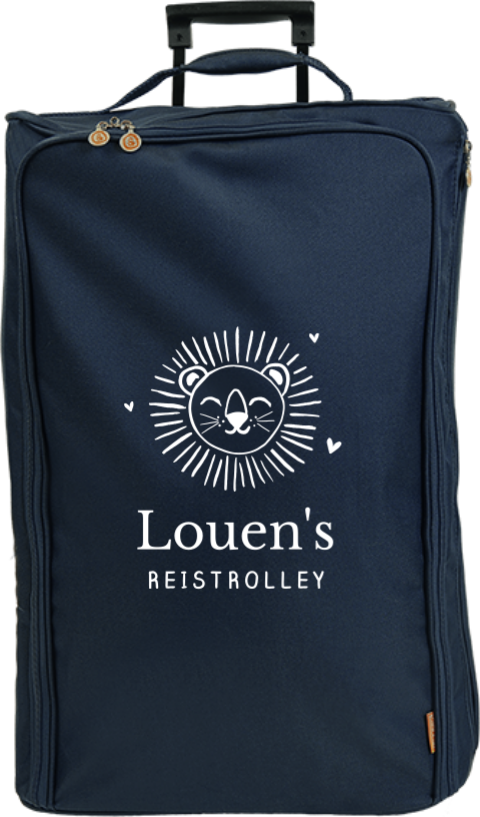 Reistrolley XL met naam en lijntekening leeuw