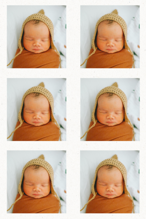 DIY foto-kaartje met 6 fotootjes