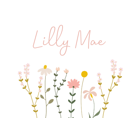 Hexagon sticker voor doopsuiker met bloemen - vel met 30 stickers