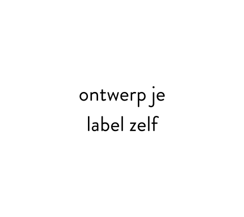 ontwerp je label zelf hartje