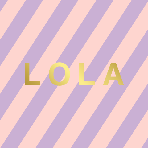 Geboortekaartje met gekleurde lijnen en goudfolie