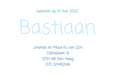 Kaart binnenkant