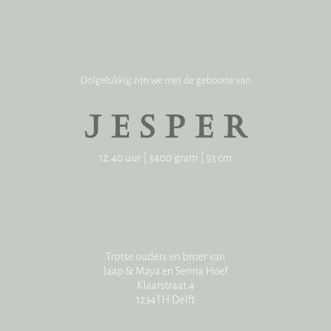 Kaart binnenkant