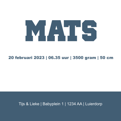 Kaart binnenkant