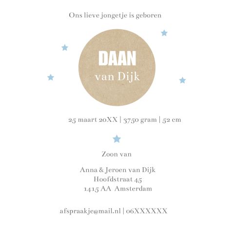 Kaart binnenkant