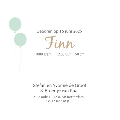 Kaart binnenkant