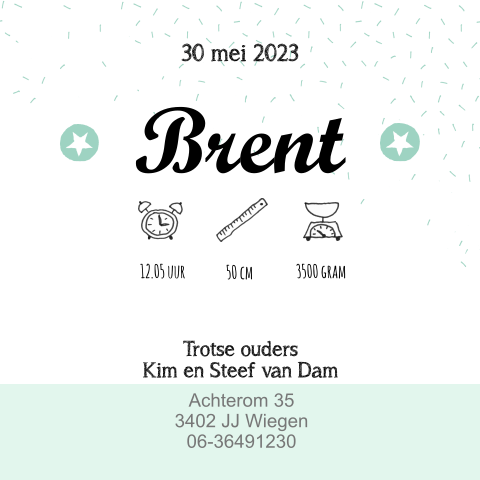 Kaart binnenkant