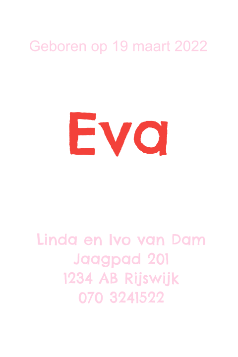 Kaart binnenkant