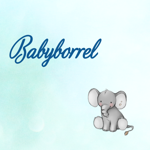 Vierkante uitnodiging babyborrel jongen