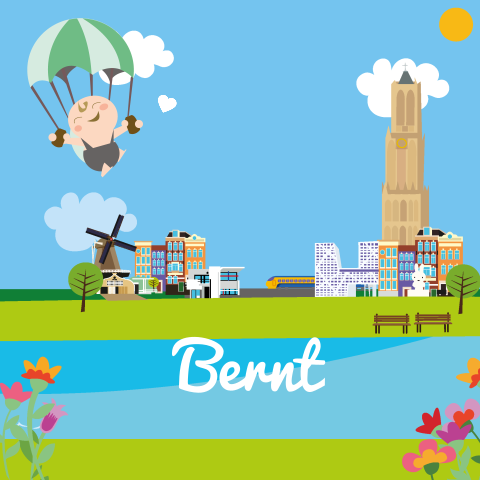 Geboortekaartje Utrecht jongen zomer