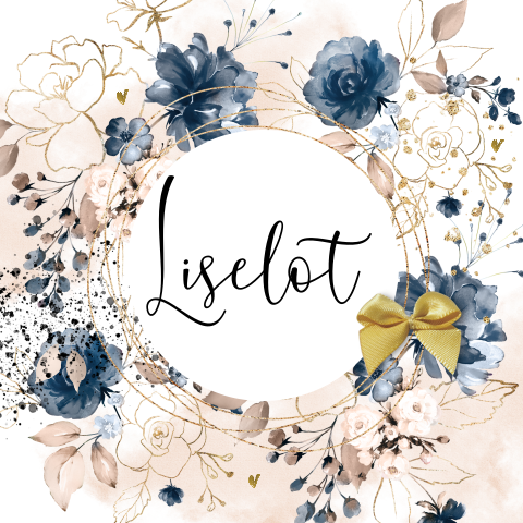 Uniek geboortekaartje meisje met bloemen en echt stikje