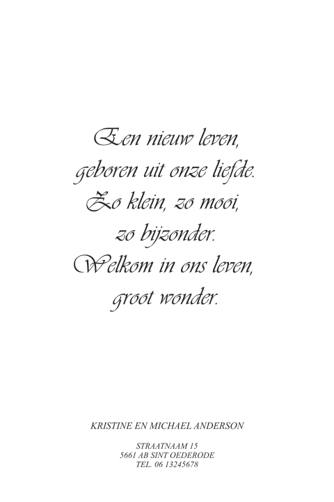 Kaart binnenkant