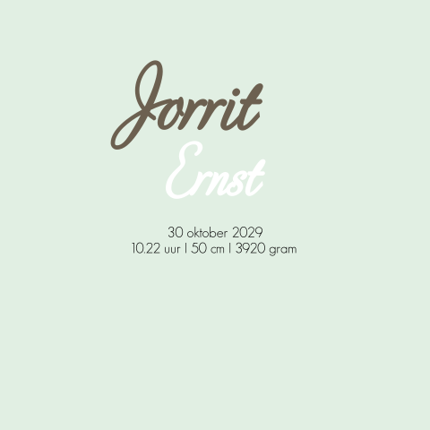 Kaart binnenkant