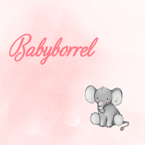 Vierkante uitnodiging babyborrel