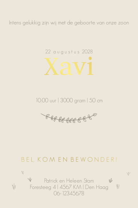 Kaart binnenkant