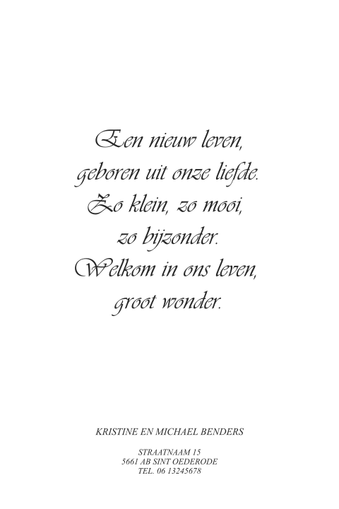 Kaart binnenkant