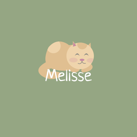 Geboortekaartje voor een meisje met rode kat poes