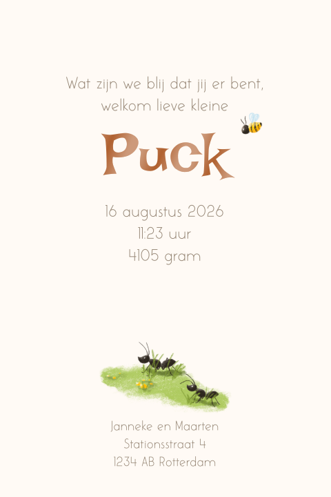 Kaart binnenkant