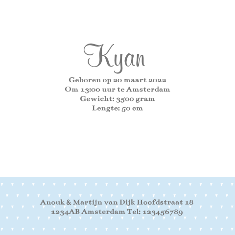Kaart binnenkant