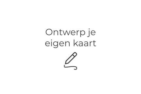 Geboortekaartje Blanco vouw links