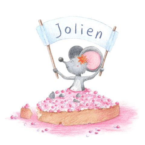 Beschuit met muisjes meisje