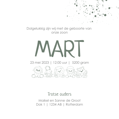 Kaart binnenkant