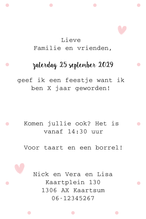 Kaart binnenkant