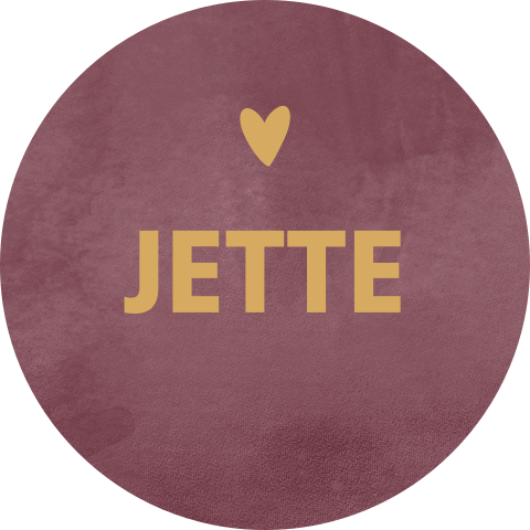 Sluitzegel met hartje en achtergrond warme velvet look kleur