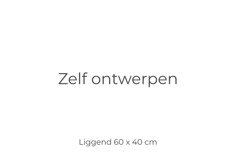 Geboortebord zelf ontwerpen liggend