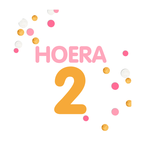 Sluitzegel met feestelijke roze en goudlook confetti