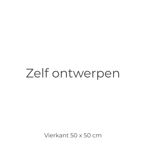 Geboortebord zelf ontwerpen vierkant