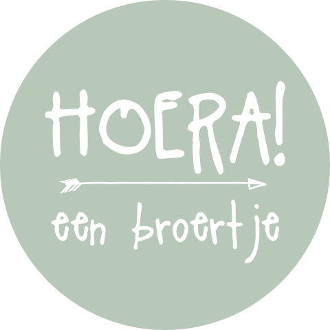 Sluitzegel groen hoera een broertje