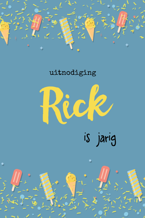 Vrolijke zomerse uitnodiging verjaardag jongen