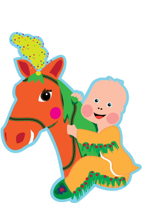 Unieke stans uitnodiging kinderfeestje cowboy paard