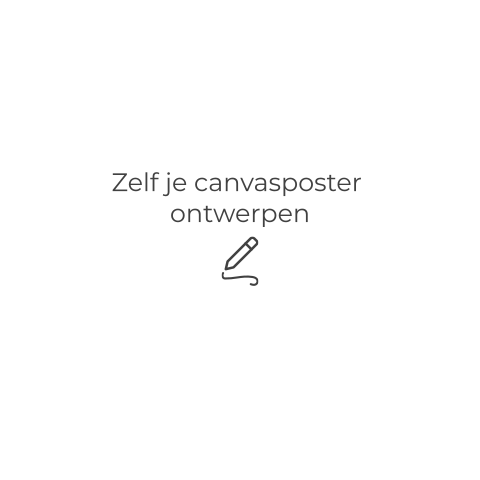 Zelf je canvasposter ontwerpen